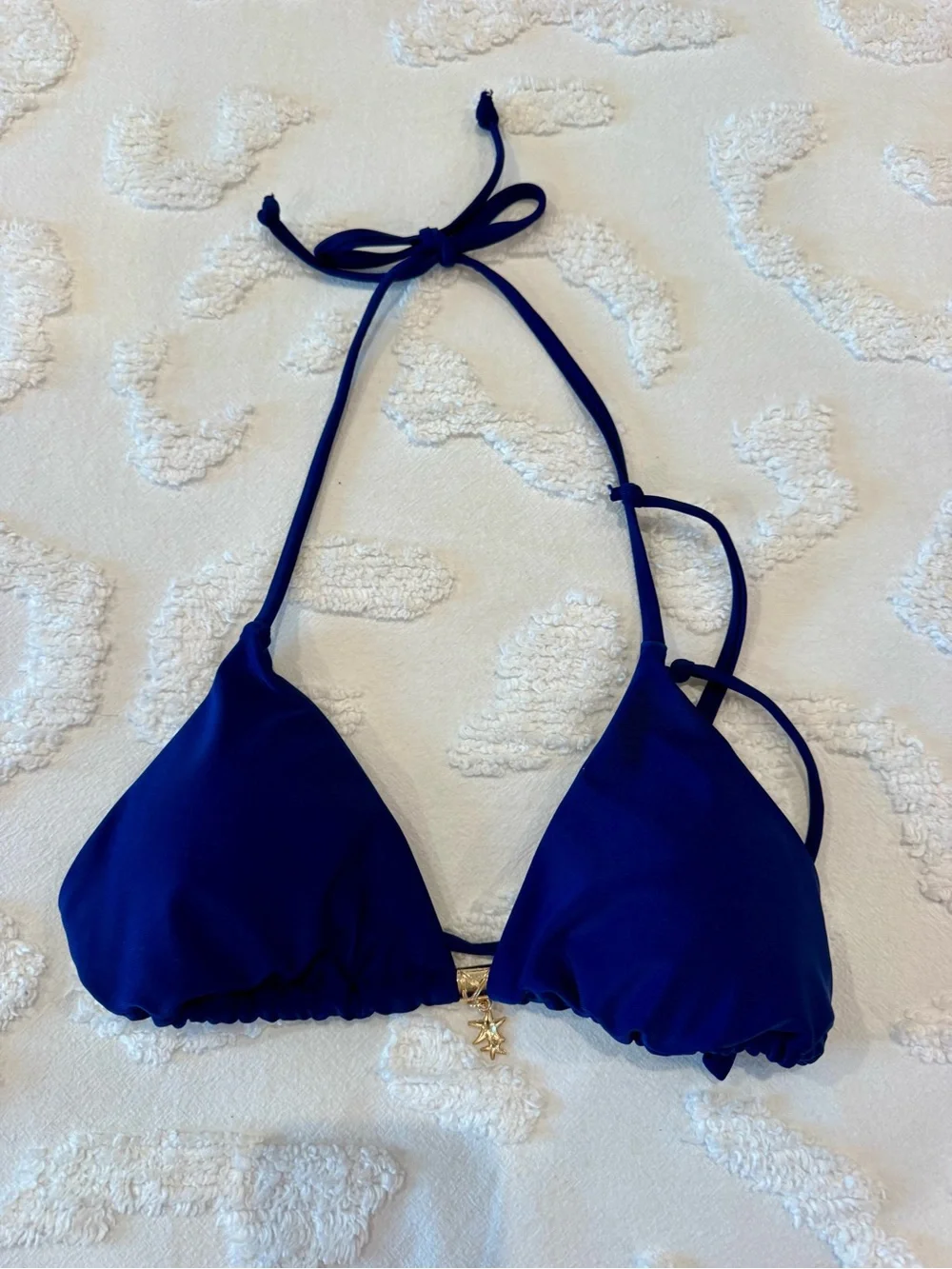 Navy Blue Triangle Bikini - Picture 4 of 4